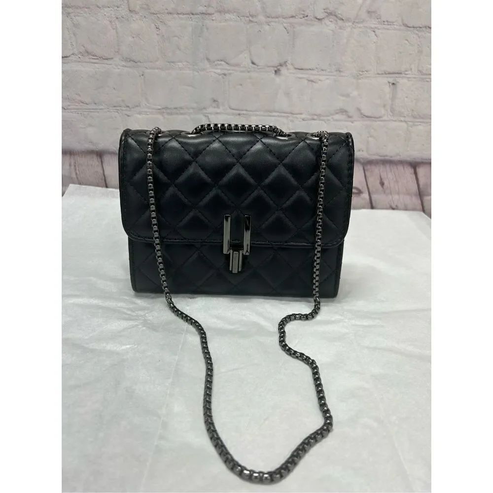 Quilted Black Crossbody Bag